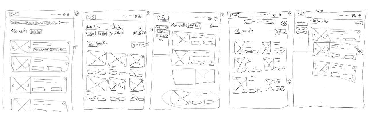 Paper wireframes